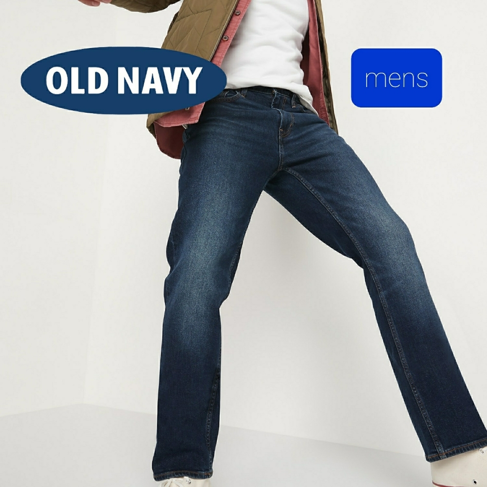 NWT mens 34x30 old navy straight built in flex